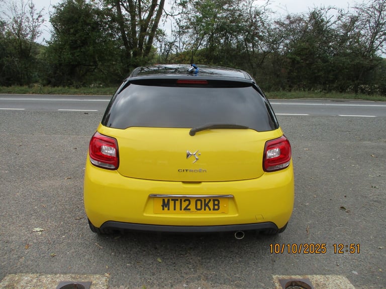 2012 Citroen DS3 1.6 VTi 16V DStyle Plus 3dr HATCHBACK Petrol Manual