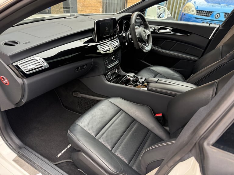 2017 17 MERCEDES BENZ CLS63 S AMG 5.5 V8 BI-TURBO 585 BHP SHOOTING BRAKE WHITE