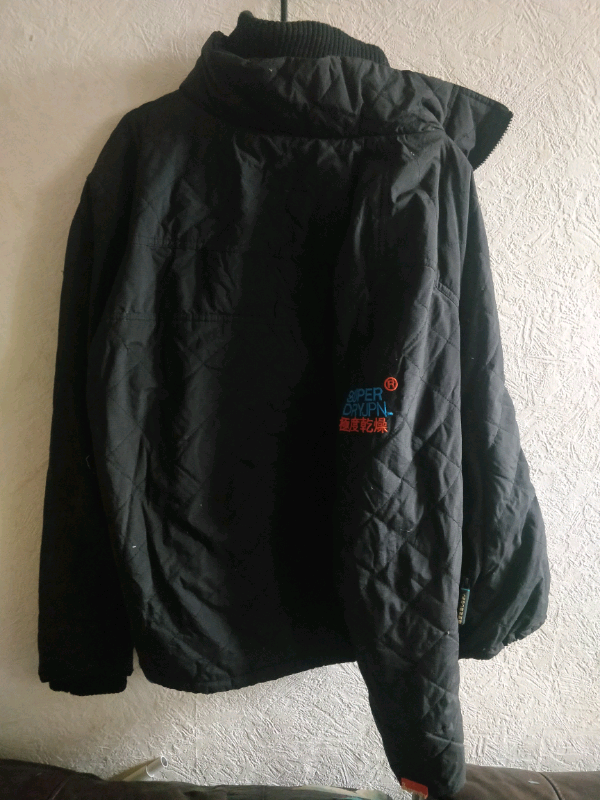 Superdry black jacket 