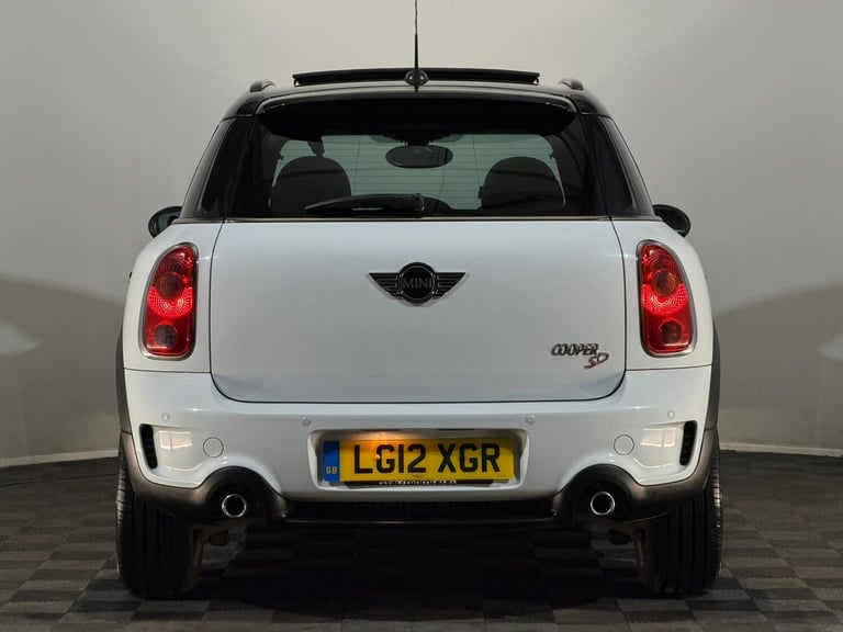 STUNNING WHITE 2012 MINI COUNTRYMAN COOPER SD 2.0 DIESEL AUTOMATIC ALL4 4WD SUV