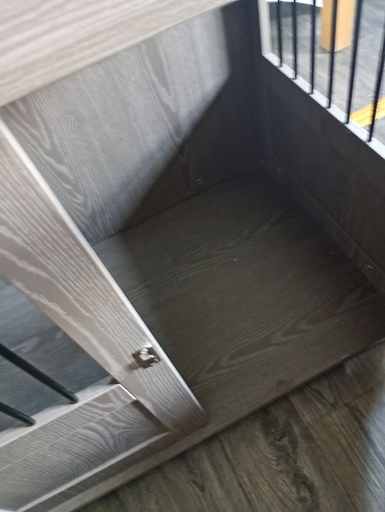 Dog cage.  