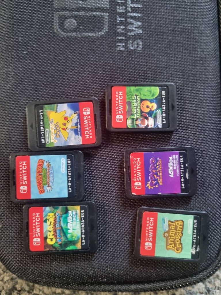 Nintendo Switch with 6 games