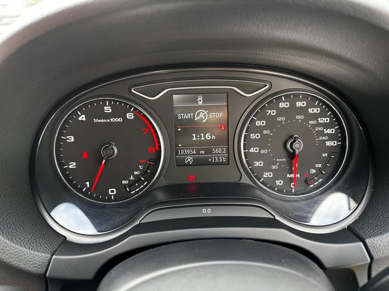 2014 Audi A3 1.4 TFSI S line Euro 6 (s/s) 3dr HATCHBACK Petrol Manual
