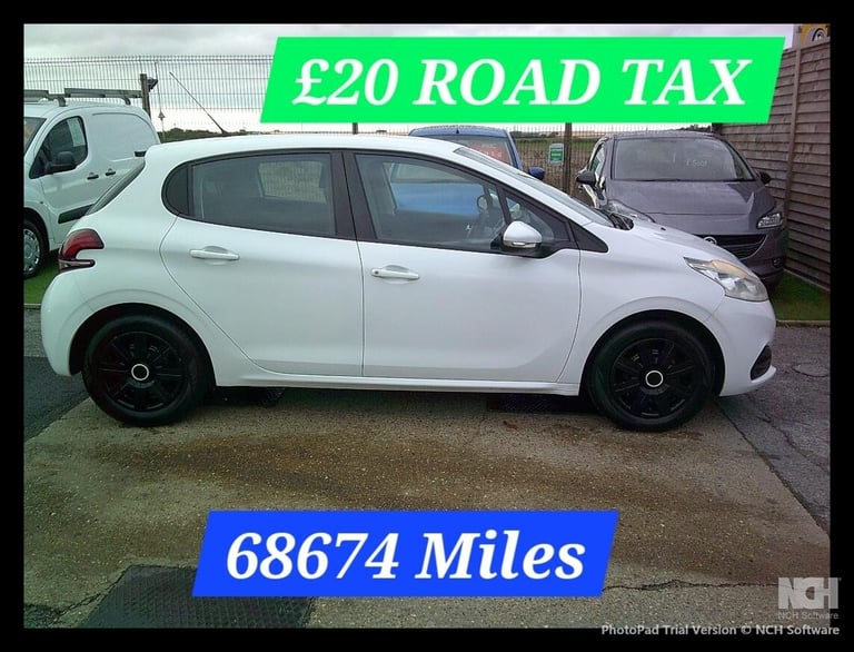 2016 Peugeot 208 PEUGEOT 208 ACCESS AC 1.0CC PETROL **£20 RD TAX** 68674 MILES NEW CAMBELT. HATCH...