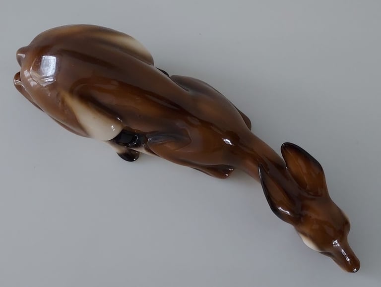 Ceramic Deer Lying Down Ornament