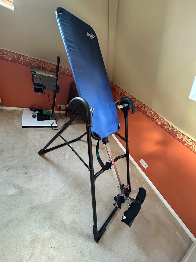 FREE Teeter Hang ups Inversion exercise trainer bench with full backrest