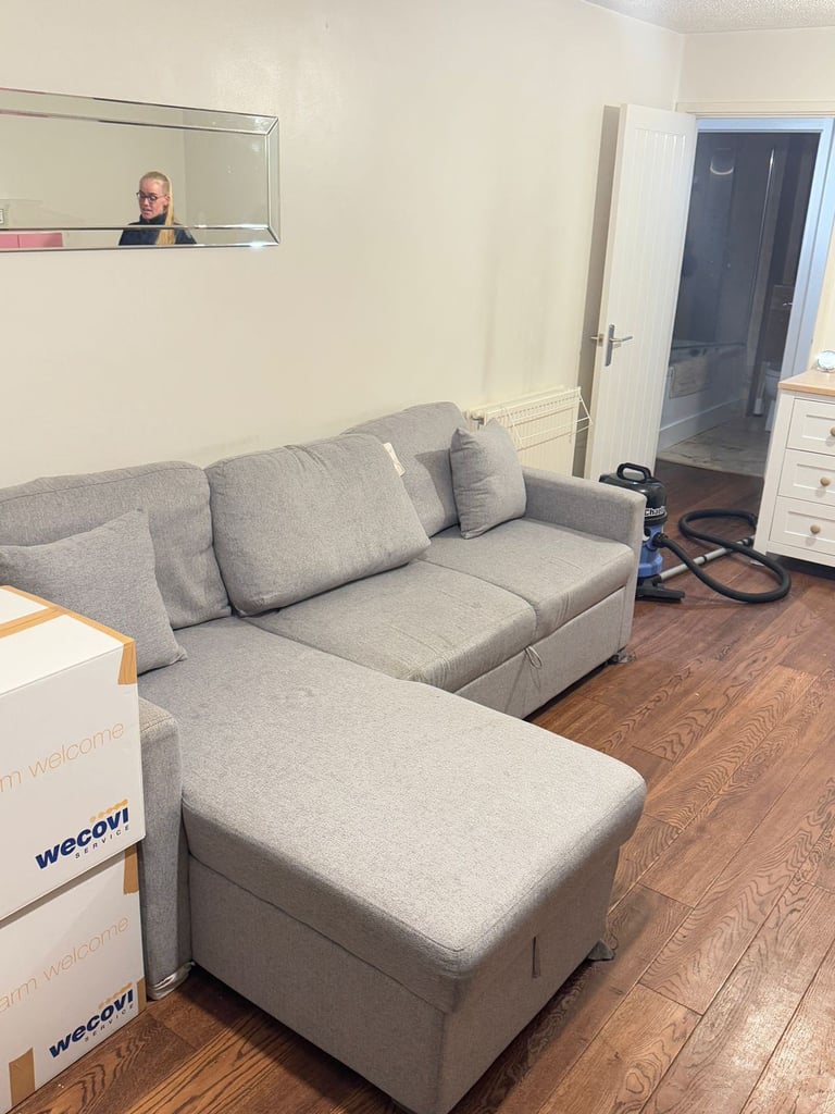 image for Corner sofa bed available for sale 