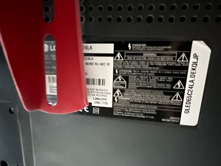 LG OLED65C24LA 65" Smart 4K Ultra HD HDR OLED TV