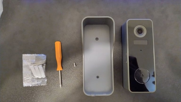 XTU Wireless WiFi Video Doorbell Camera, 2K HD Smart Video Door bell with Camera Battery