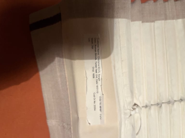 Roman blinds two sizes in blinds 