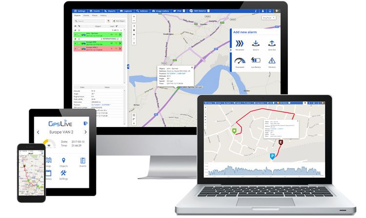 GPS Tracker Vehicle Car Locator Real Time GPRS & Immobilisation