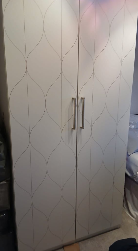 As new ikea wardrobe with shoe storage and pull out drawers