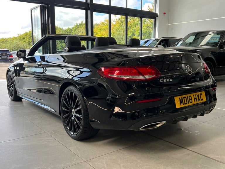 2018 Mercedes-Benz C-Class 2.0 C200 AMG Line Cabriolet 2dr Petrol G-Tronic+ Euro 6 (s/s) (184 ps)...