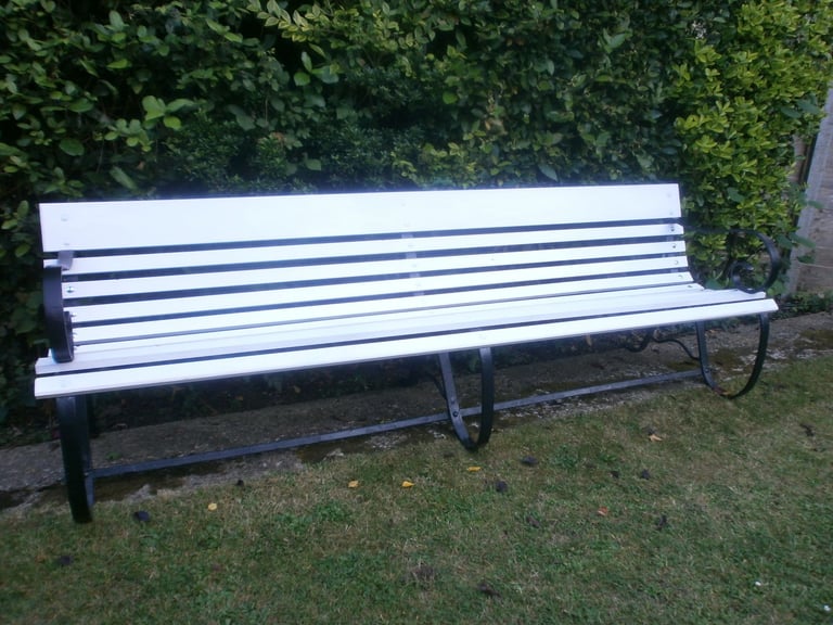 Antique 8ft park bench