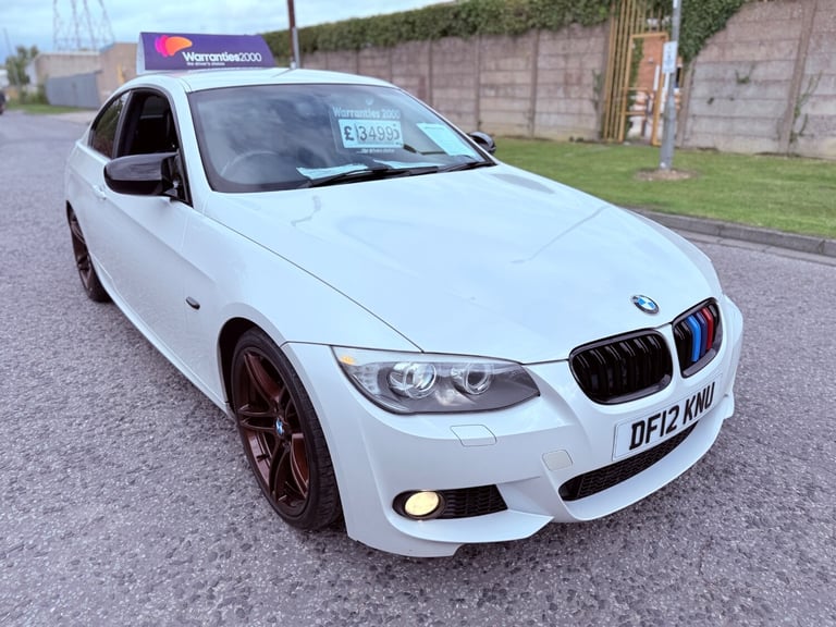 2012 12 BMW 320D 2.0 SPORT PLUS 6 SPEED MANUAL COUPE STUNNING PEARL WHITE 
