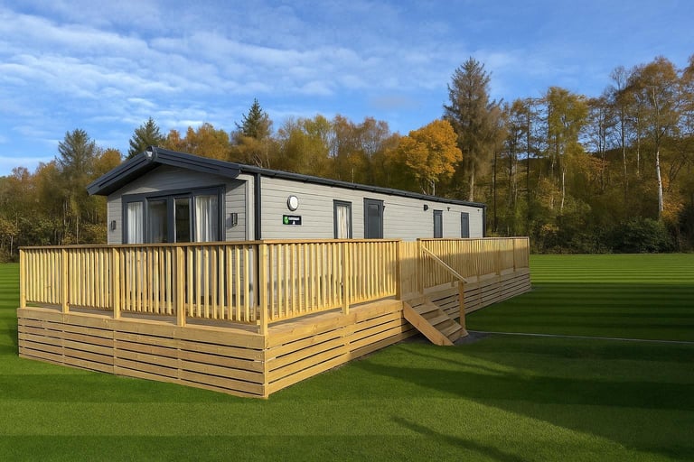 The Willerby Gainsborough in Peebles, Scottish Borders  - Lodge / Caravan 