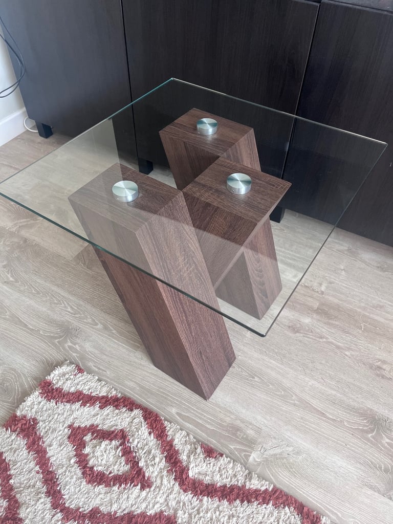 Glass Side Table