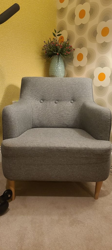 image for Grey accent chair 