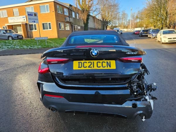 2021 21 BMW 4 Series 420i Convertible M Sport Auto Damaged Repairable Salvage