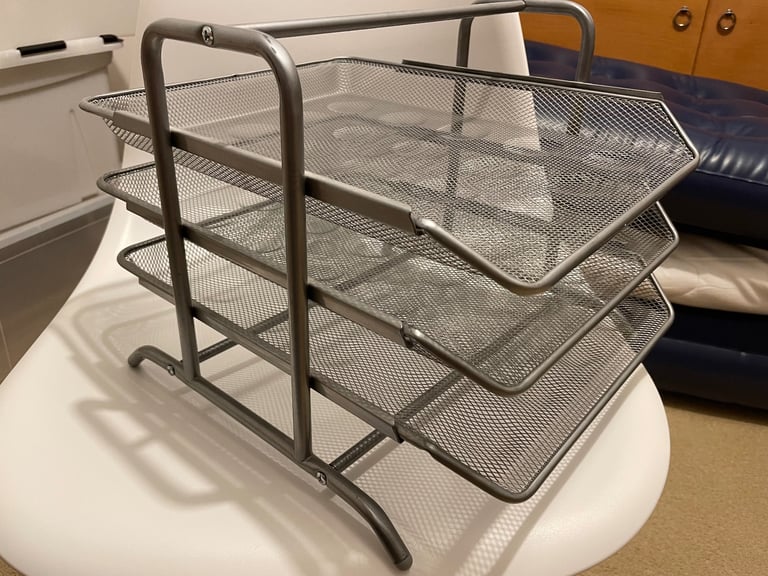 IKEA DOKUMENT Letter Tray Silver