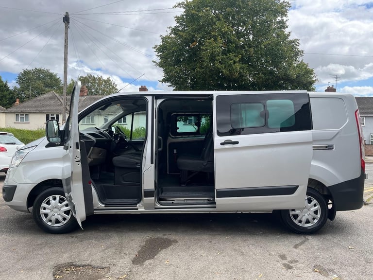 Ford Transit Custom 2.2 TDCi 125ps Trend LWB 6 Seat Crew Van DIESEL 2014/14