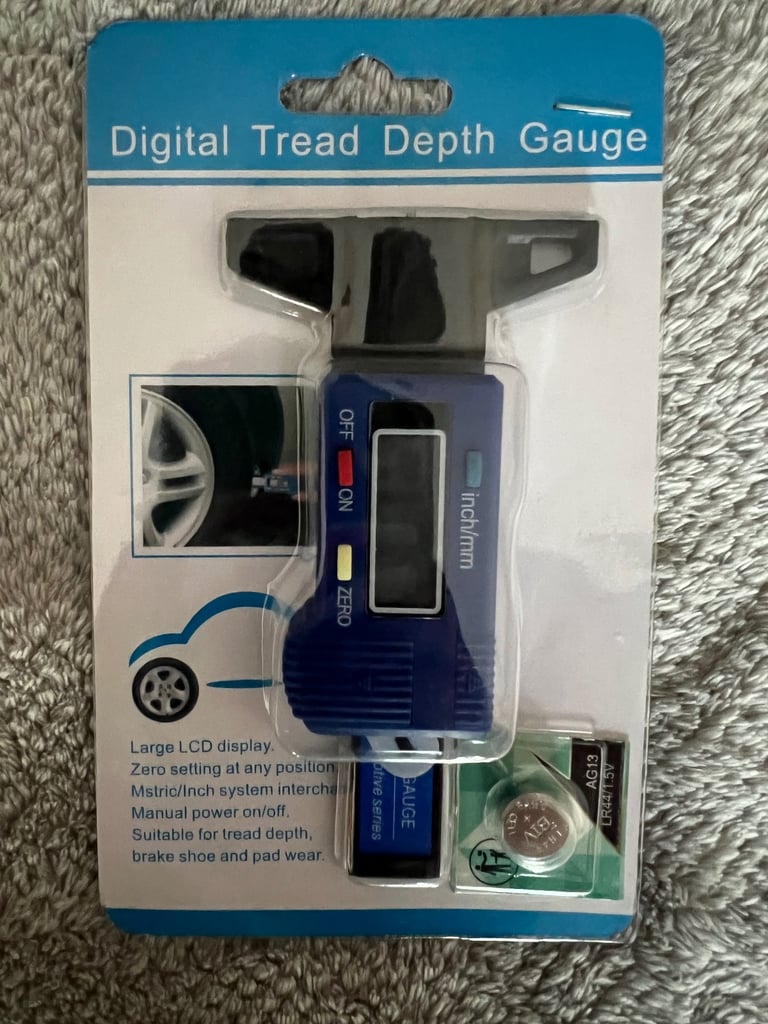 image for Brand New Digital Tyre Depth Monitor LCD Display 