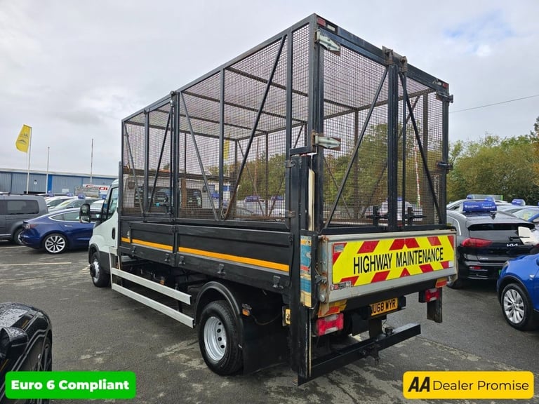 2019 Iveco Daily 3.0D HPI 65C caged Tipper in white, 45,000 miles, 1 owner, Euro 6 ULEZ, 6-s TIPP...