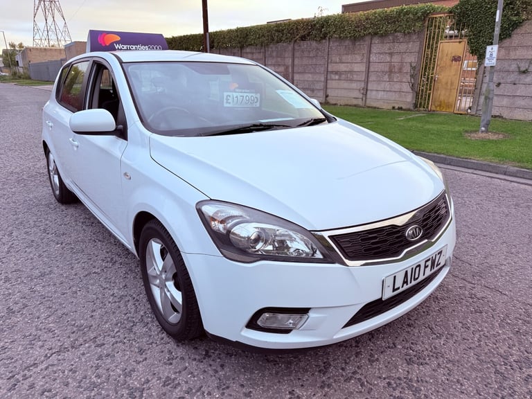 2010 10 KIA CEED 2 1.6 PETROL MANUAL SMART FAMILY MOTOR OCTOBER 2026 MOT 