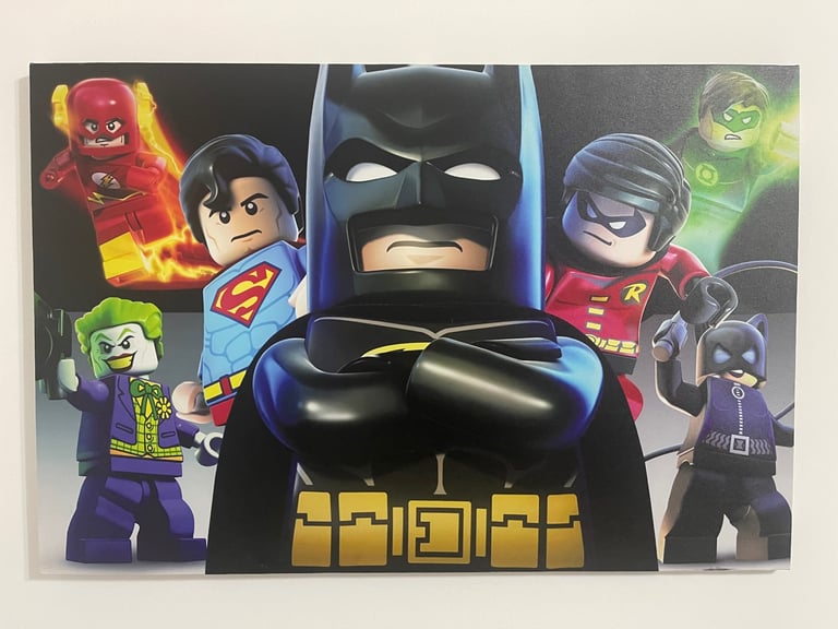 image for Large Wall Art Canvas The Lego Batman Movie