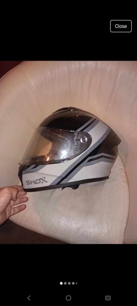 Motorbike Helmet (Worn Twice)