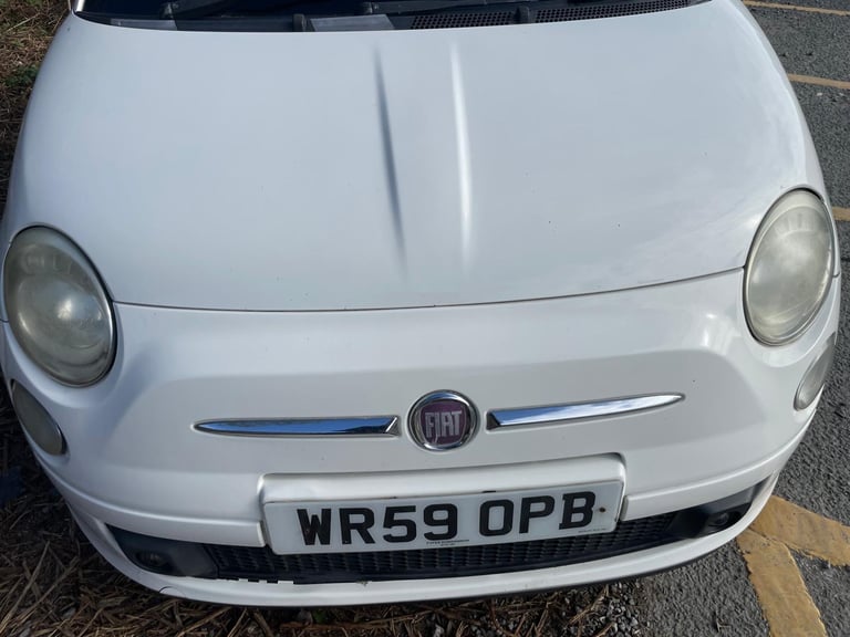 FIAT 500 1.3 M/JET SPORT 59 REG WHITE 3 DOOR MOT APRIL 17TH 2026 TAX £20 LOW INSURANCE 60+MPG