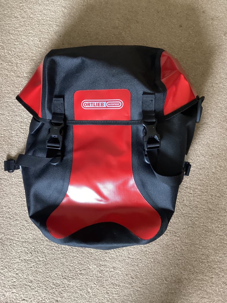 Ortlieb rear pannier bags.