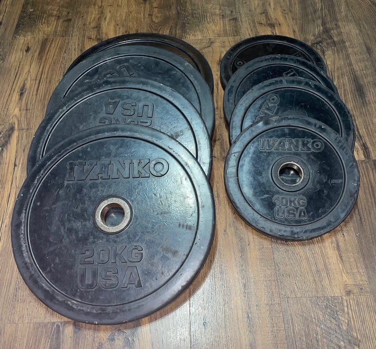 image for Ivanko Rubber-Encased Olympic Plates