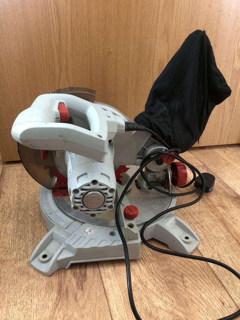 Performance Power NLE210MS 1400W Compound Mitre Saw 210mm Blade – Fully Working