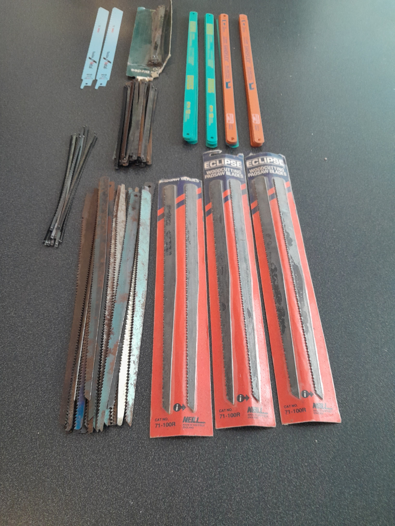 Big Hacksaw Blades/JuniorHacksaw Blades/Padsaw Blades All NEW