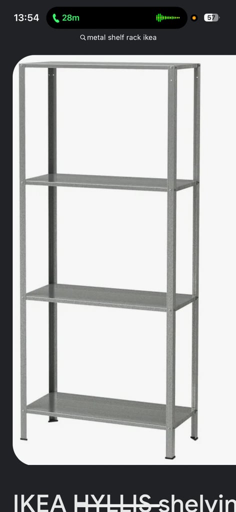 image for IKEA HYLLIS Shelving Unit