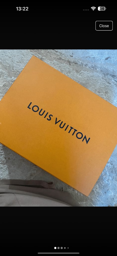 Black and white Louis Vuitton trainers 