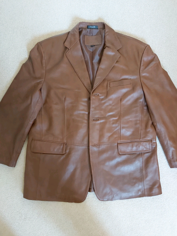 Leather jacket mensXL