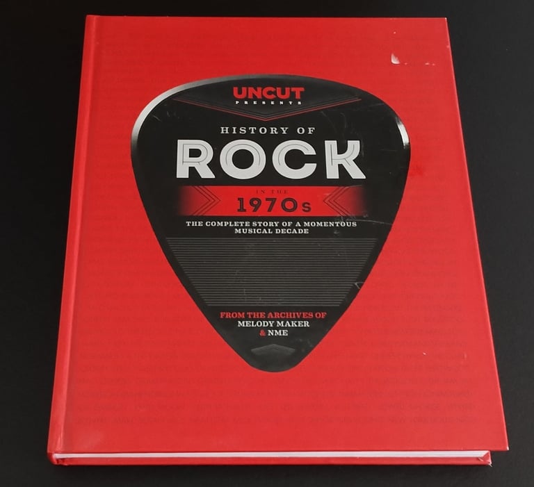 UNCUT PRESENTS THE HISTORY OF ROCK 1970'S HARDBACK BOOK