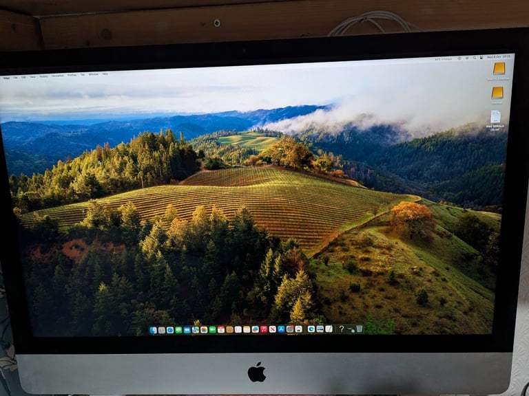 image for APPLE IMAC 21.5 inch 500GB SSD 16GB DDR3 I5 QUAD CORE 2.7GHZ WITH INTEL 1536MB GRAPHICS MACOS SONOMA