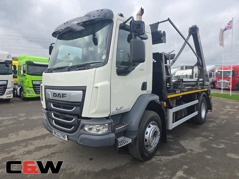 2022 (22) DAF FA LF 230 18T 4x2 Skip Loader - 147,000KMS