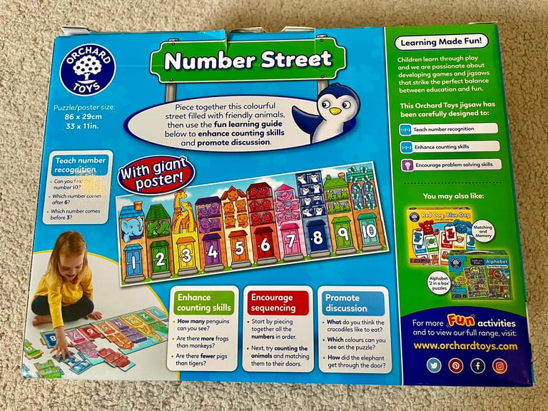 Oxford Toys “Number Street” jigsaw puzzle