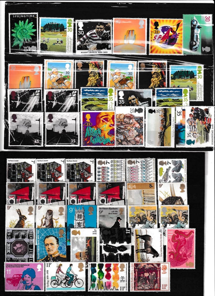 image for 01. Mint Postage Stamps – Face Value £20.14. SAVE £10.14! 50% OFF FACE