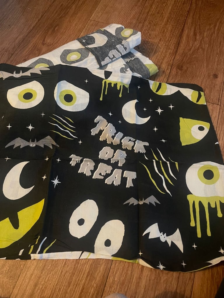 Halloween bedding single 