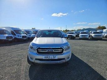 2021 ON 21 PLATE FORD RANGER LIMITED 4X4 170BHP DOUBLE CAB PICK UP ULEZ FREE 