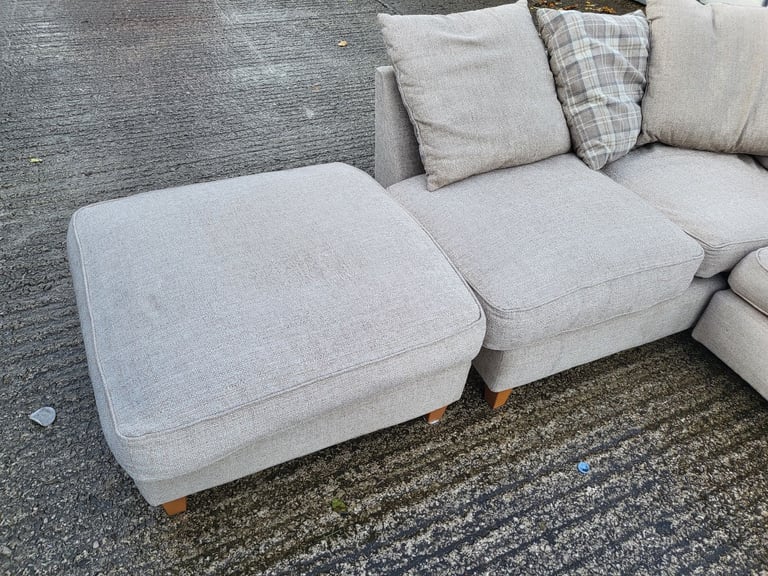 Beige corner sofa, free delivery 