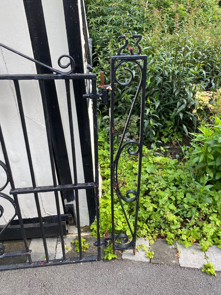 Vintage Black Metal Gates