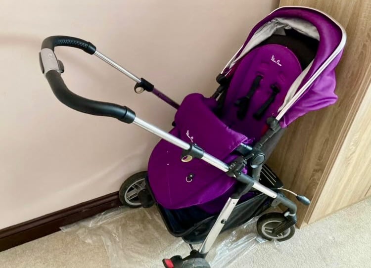 image for Silvercross pioneer purple pushchair 