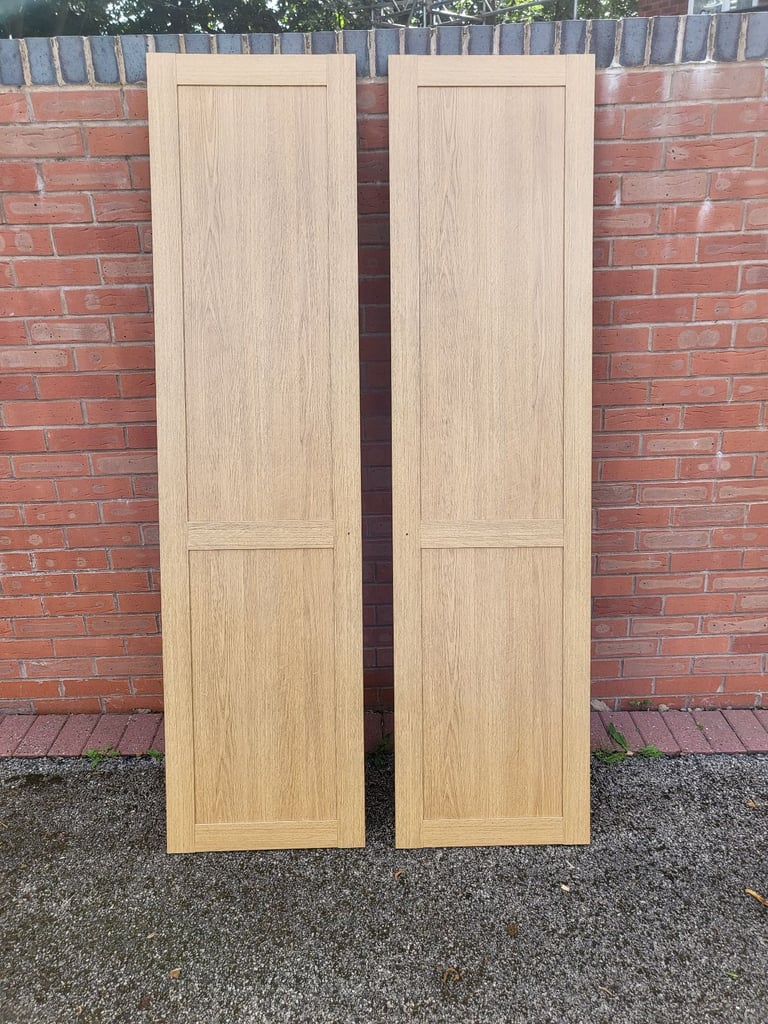 IKEA Oak Barmen Doors for PAX wardrobe FREE DELIVERY 045