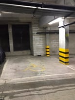 large, secure, underground parking space